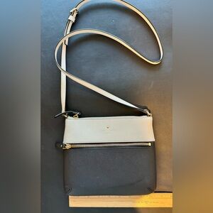 Kate Spade Black and Beige Crossbody Bag